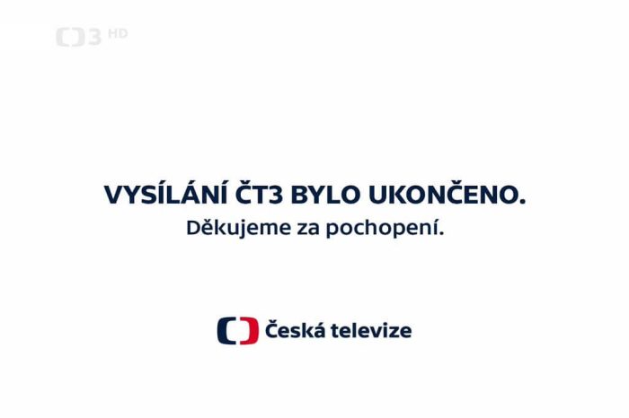 Česká televize ukončila vysílání programu ČT3