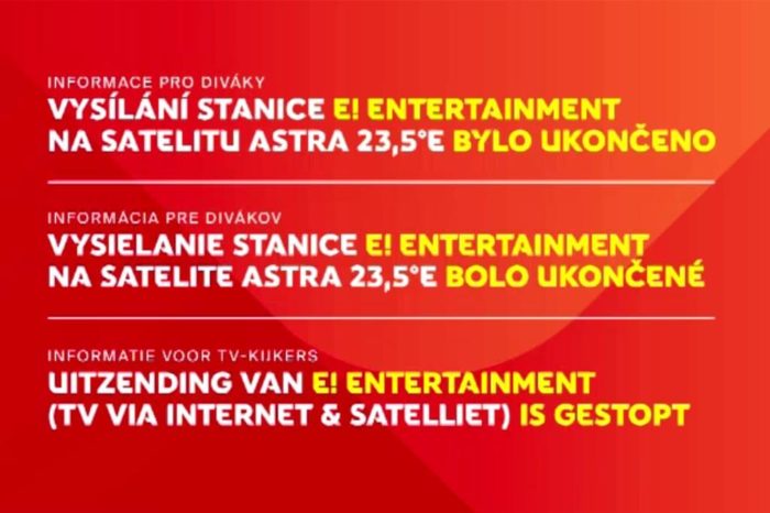 Ukončení vysílání programu E! Entertainment v platformě Skylink