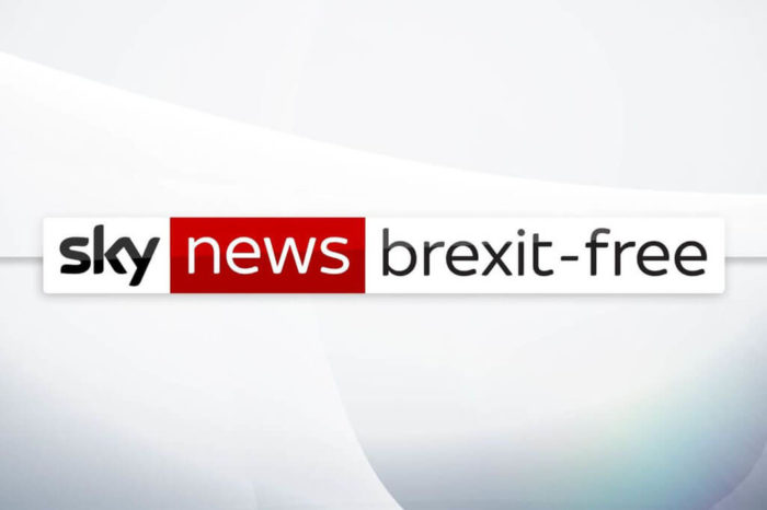 Televize Sky News má zvláštní mutaci bez zpráv o Brexitu